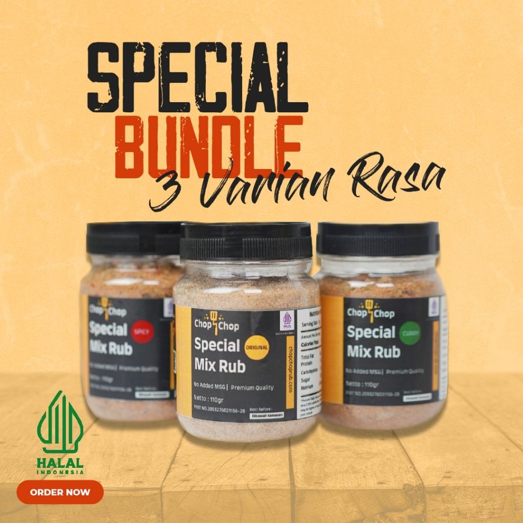 Chopchop Rub bumbu marinasi rendah kalori