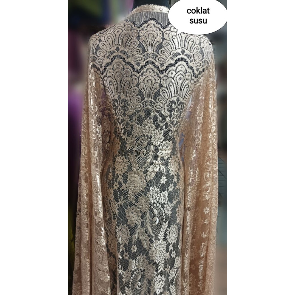 brokat semi prancis bright premium