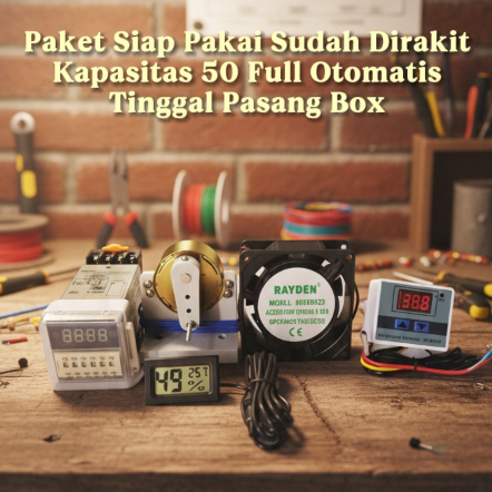 paket komponen mesin tetas telur otomatis termostat digital mesin penetas telur
