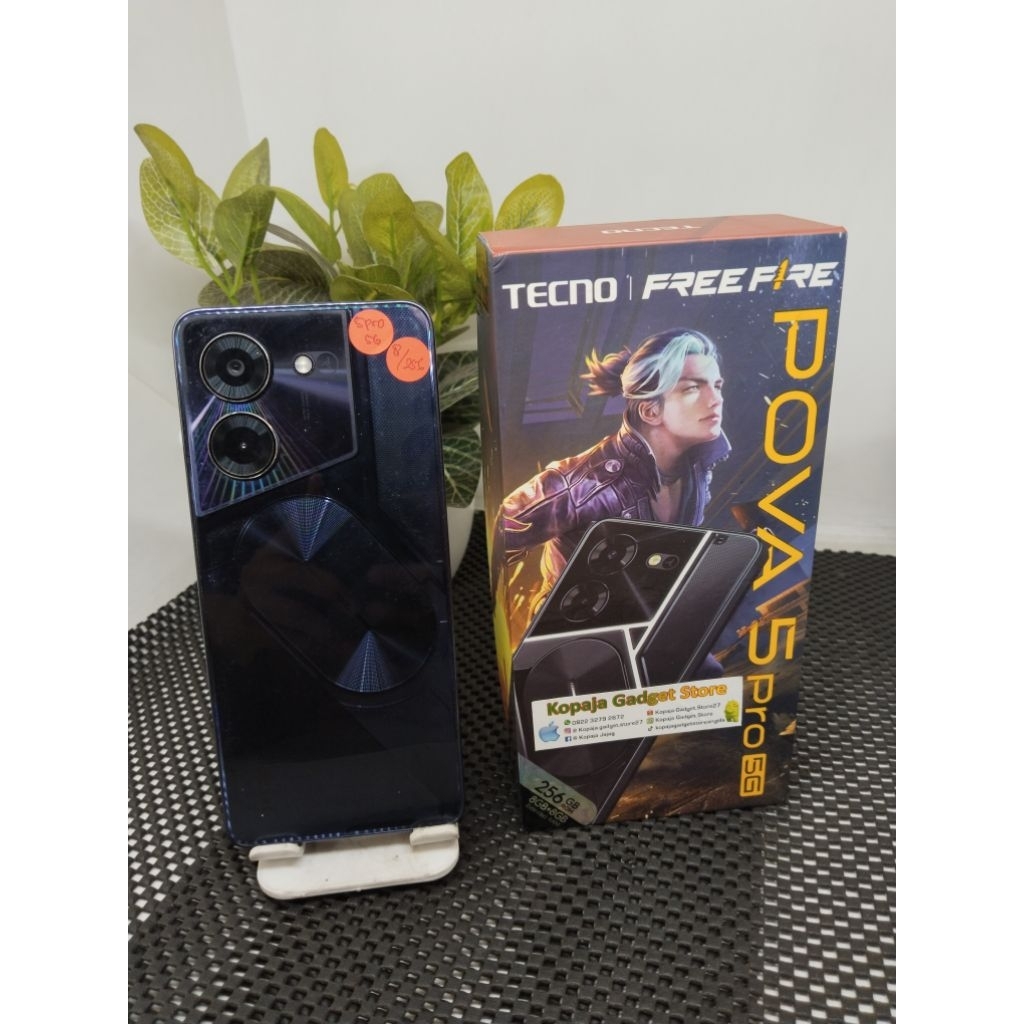 Tecno pova 5 pro 8/256 second fullset