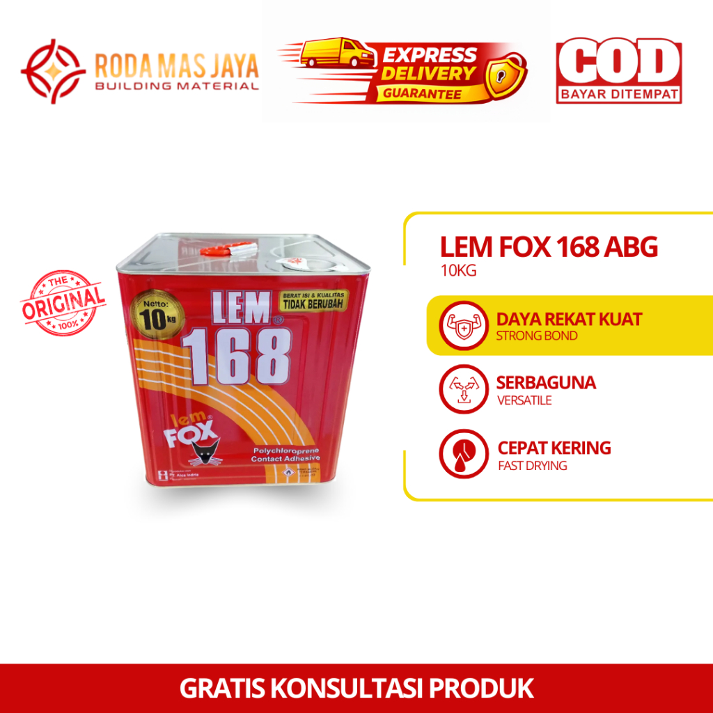 Lem Fox/Perekat Fox ABG 168 10KG BLEK
