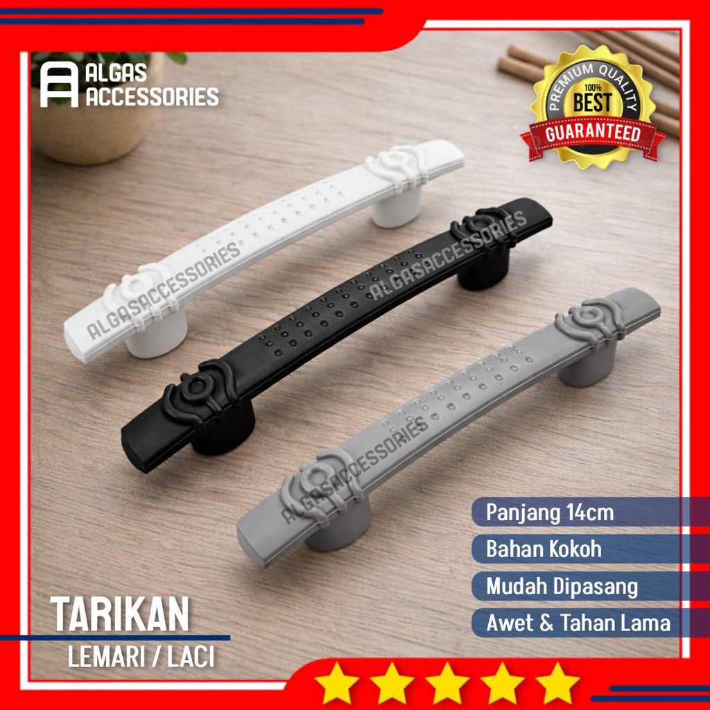 Tarikan Lemari Bintik Plastik Handle Laci Gagang Pintu Motif Bintik