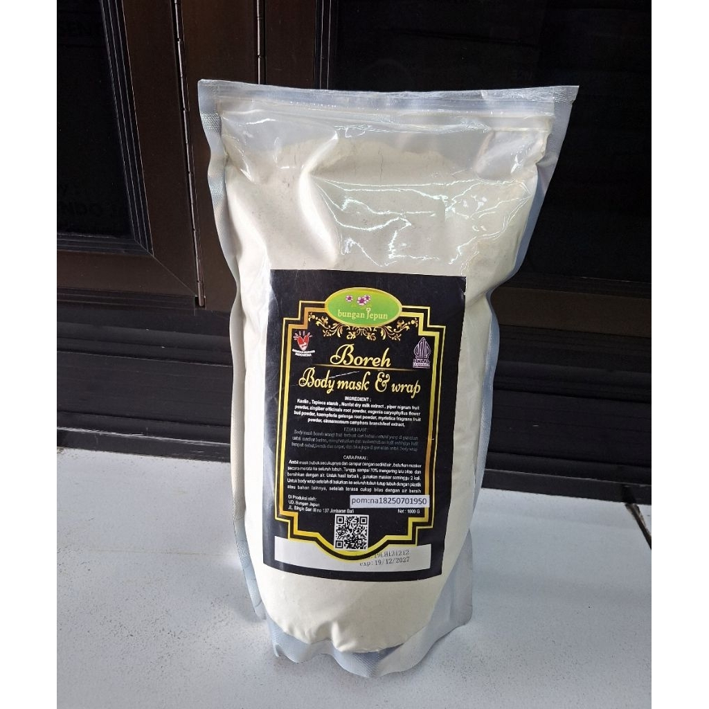 Bungan jepun body mask boreh 1kg
