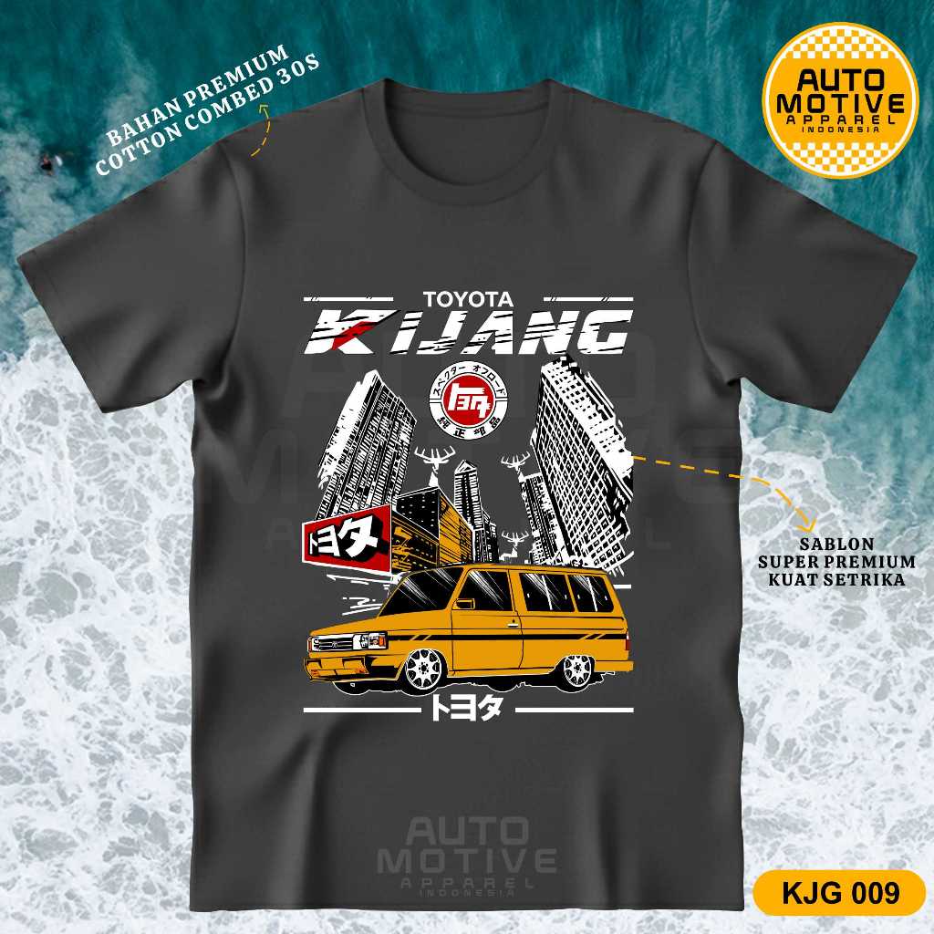 AUTOMOTIVE APPAREL Kaos Kijang Super Tshirt Baju Mobil Toyota Kijang Super KJG009