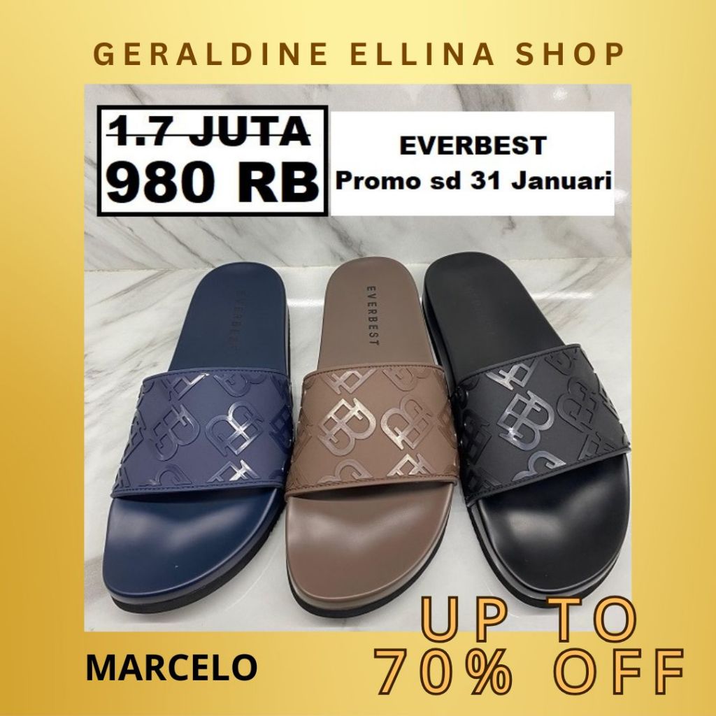 Sendal EVERBEST Pria cowok men Original STORE 100% Seri MARCELO