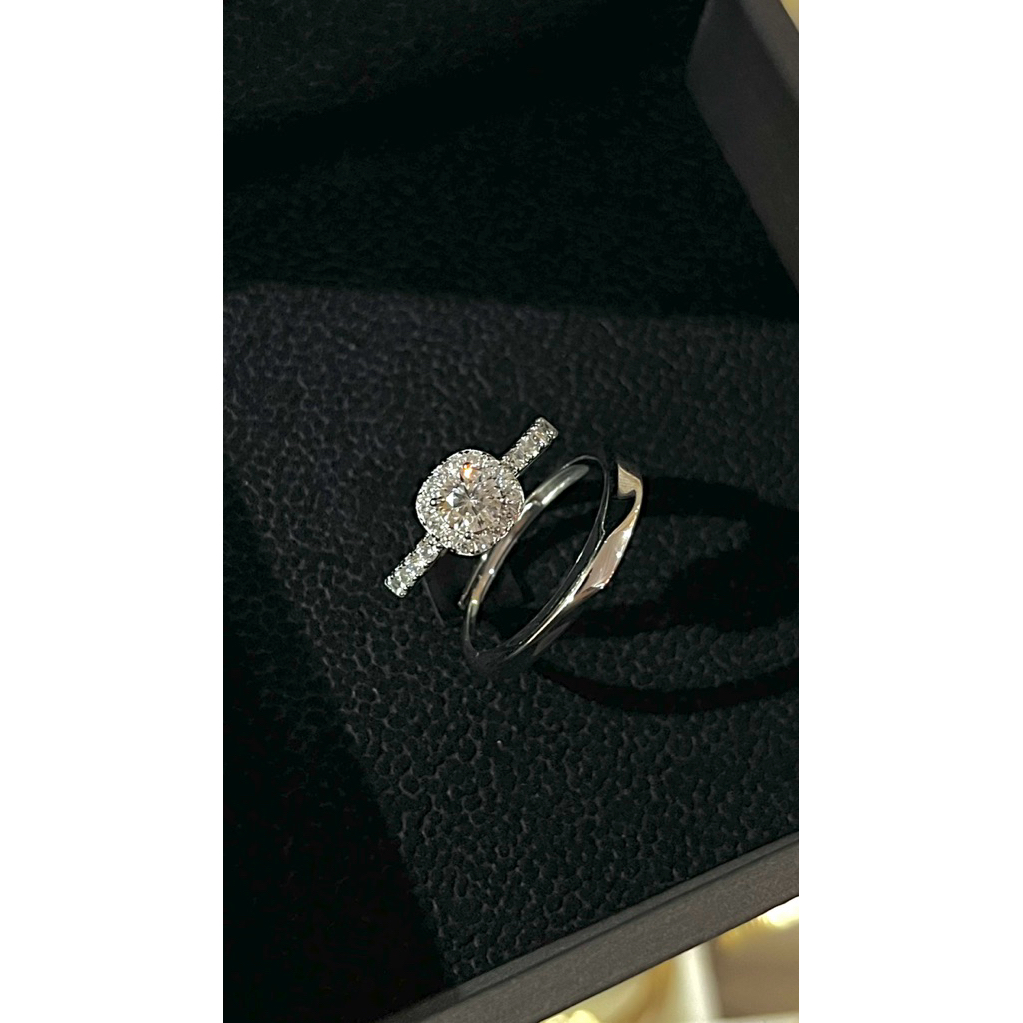 cincin couple moissanite