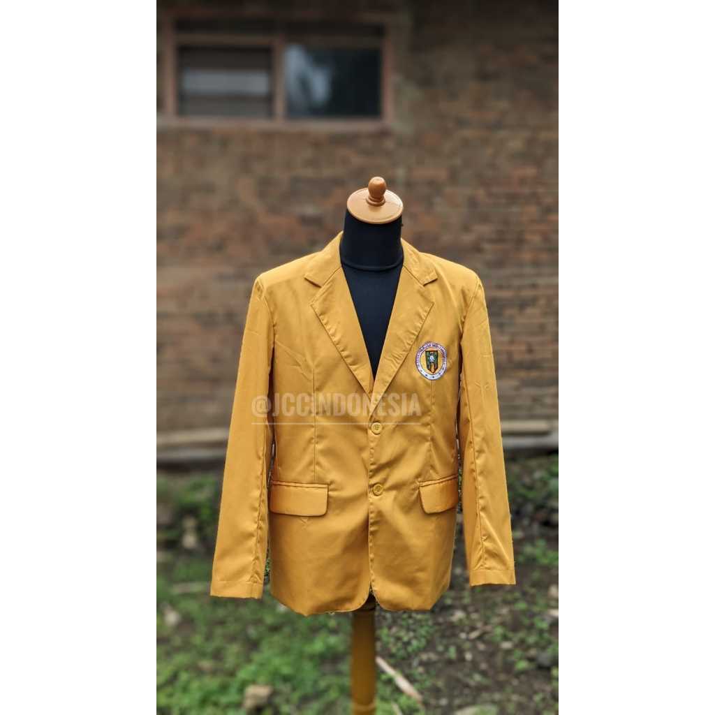 READY STOCK JAS ALMAMATER IPM, JAS IPM KUNING KUNYIT K08 LOGO KOSONGAN (TANPA NAMA CABANG)