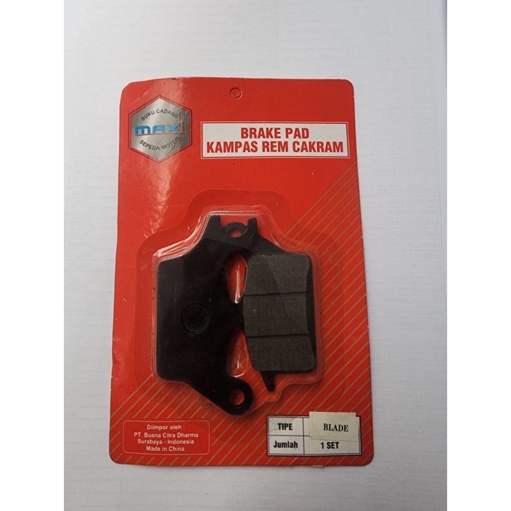Kampas Rem Depan Cakram/Dispad/ Diskpad Blade / Revo Absolute/ Supra X 125 / Supra F1New KWB Max1
