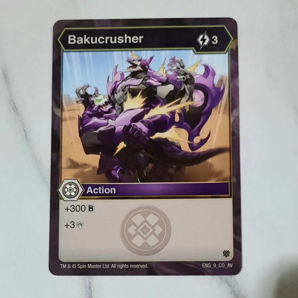 Kartu Bakugan Bakucrusher darkus tcg spin master