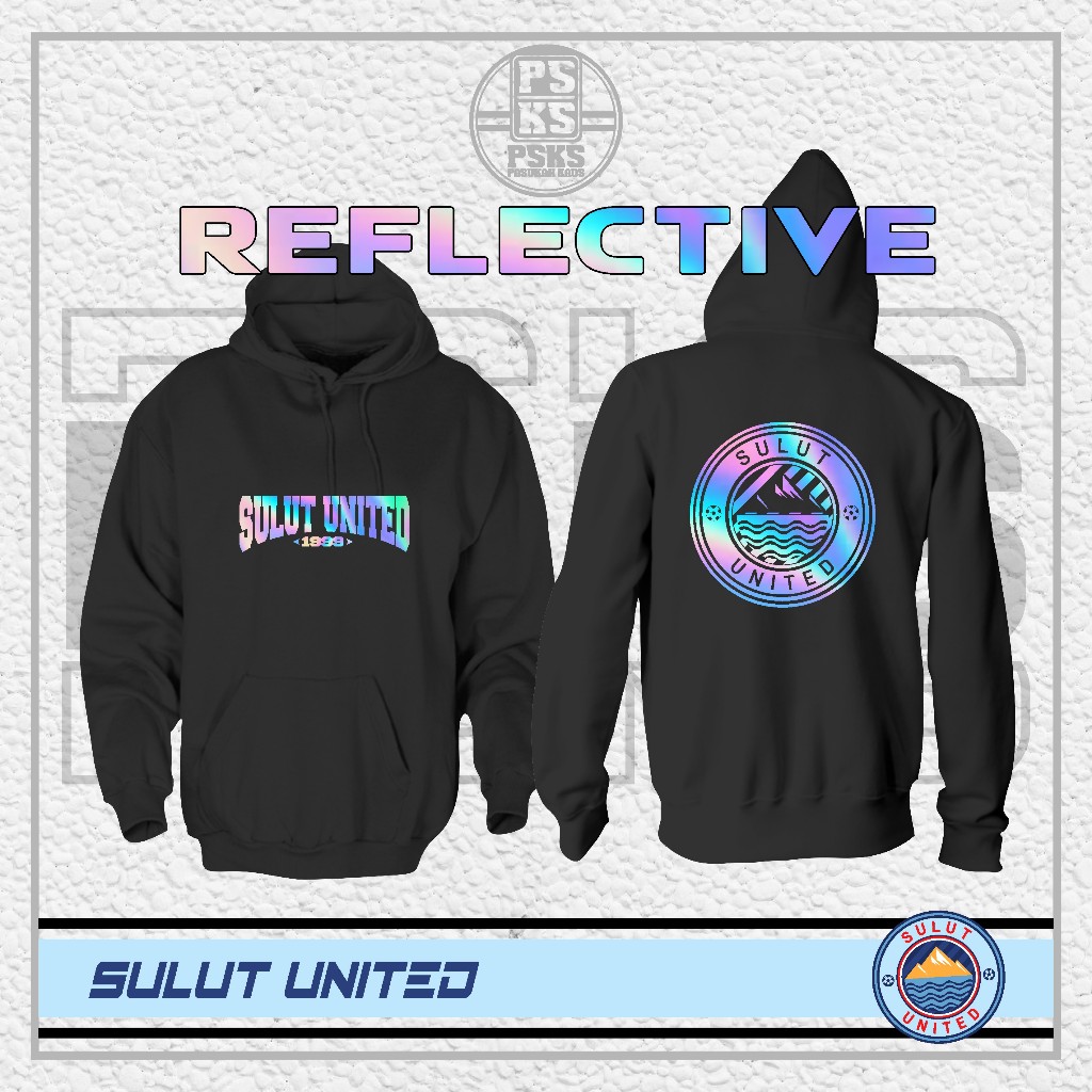 Hoodie Jaket SULUT UNITED 1999 Reflektif || Jaket Supporter | Hooligans