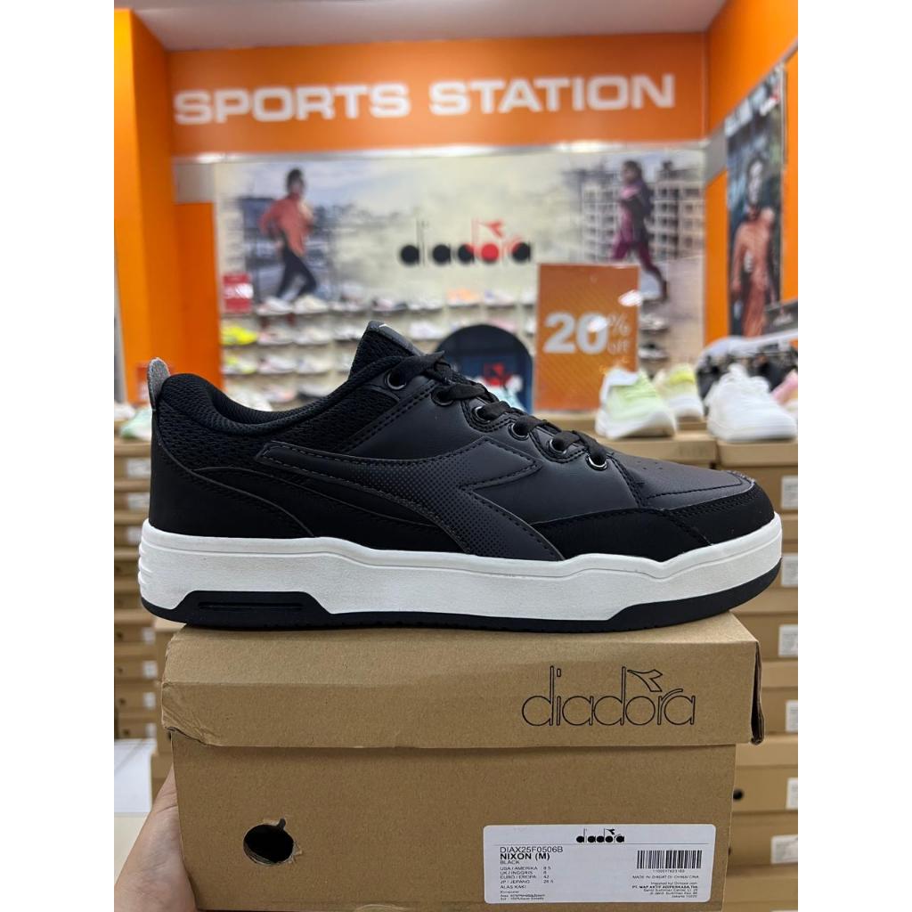 Diadora Nixon Black Men Shoes Original