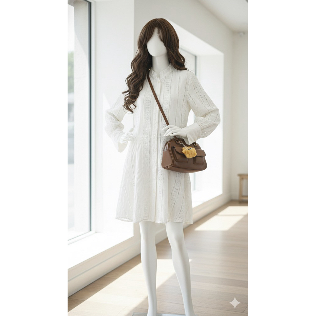 Preloved Tunik Zara Putih Katbol