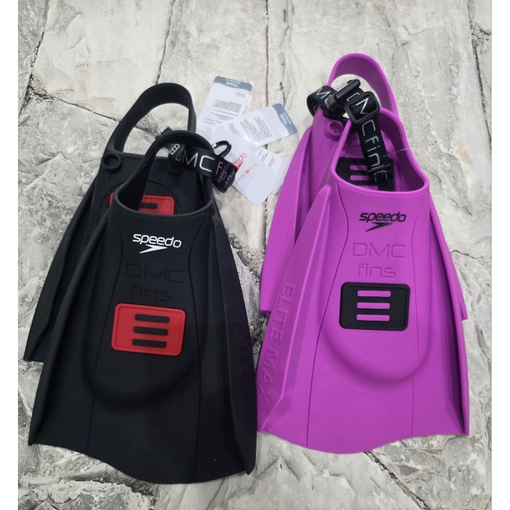 DMC ELITE Max X Speedo Fins Swimming Black Kaki Katak