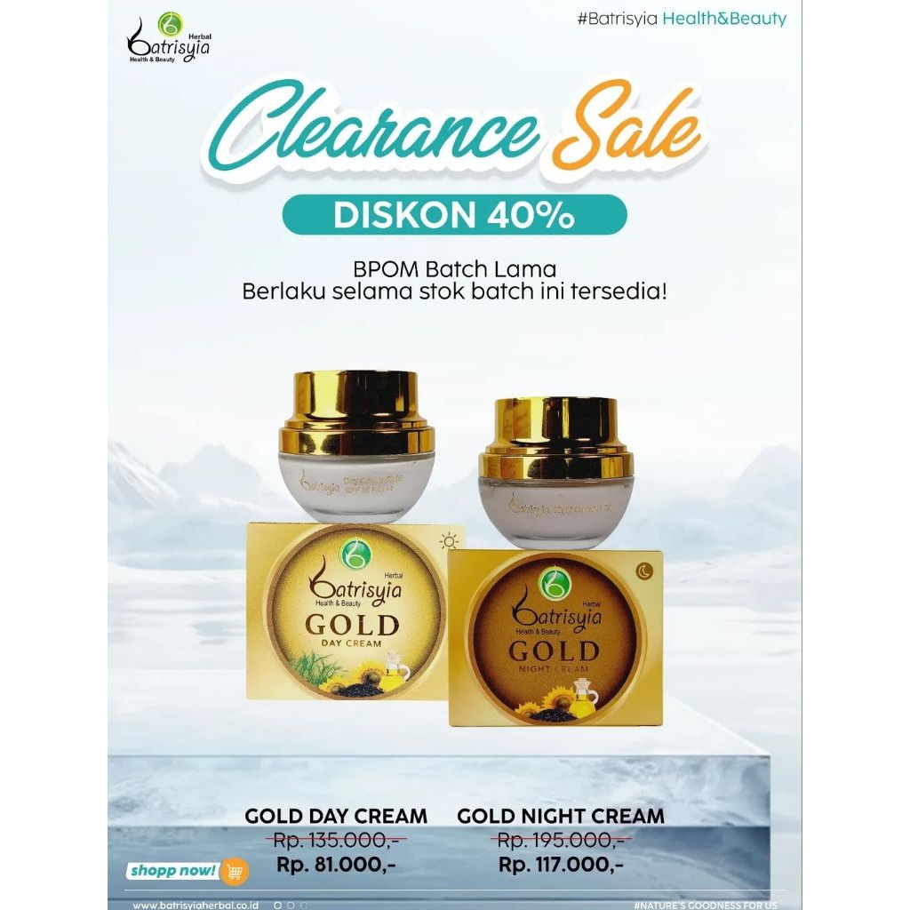 Batrisyia Herbal Cream Gold