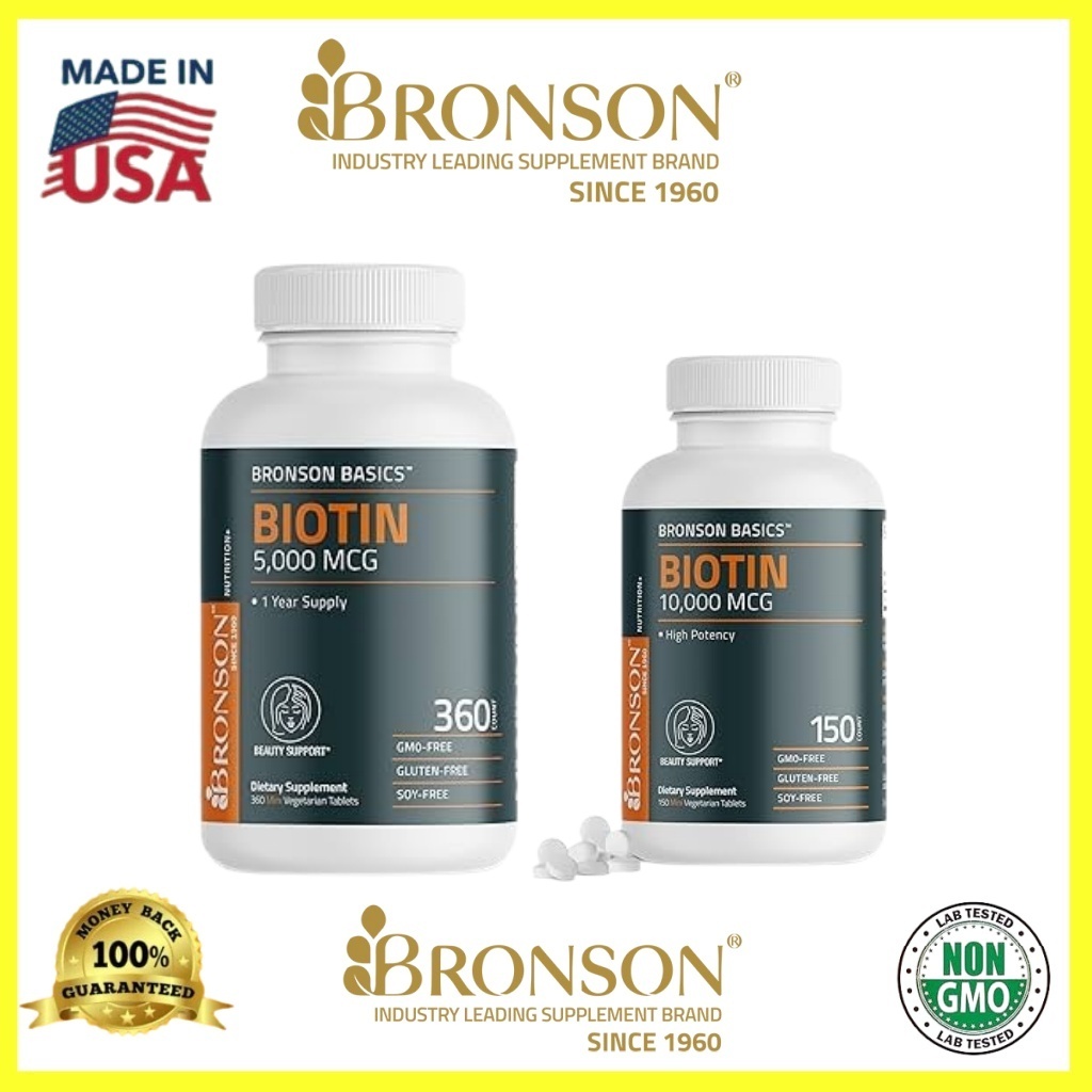Bronson BASICS Biotin 5000MCG / 10000MCG