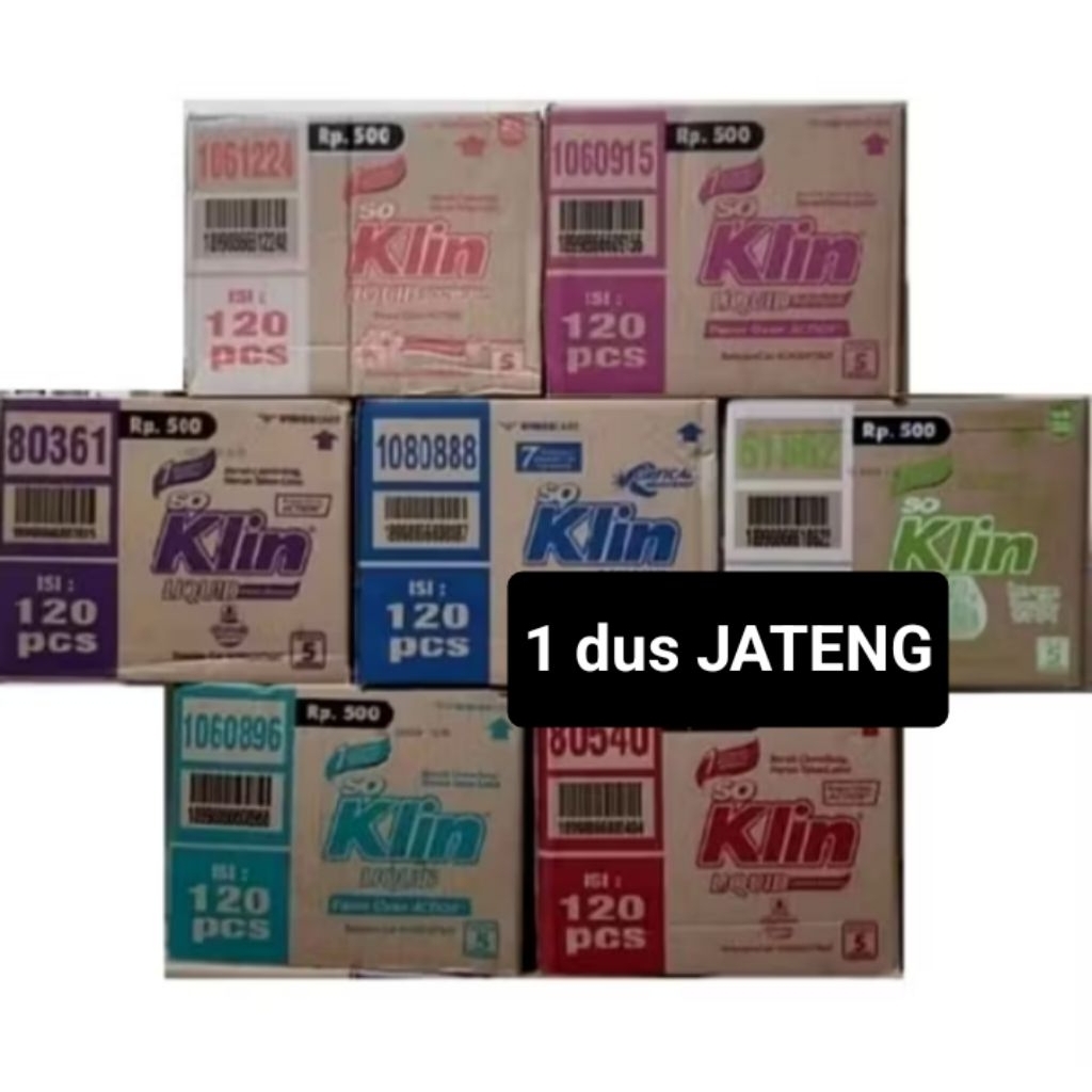 So Klin Liquid 1 DUS Promo Deterjen cair sabun cuci baju