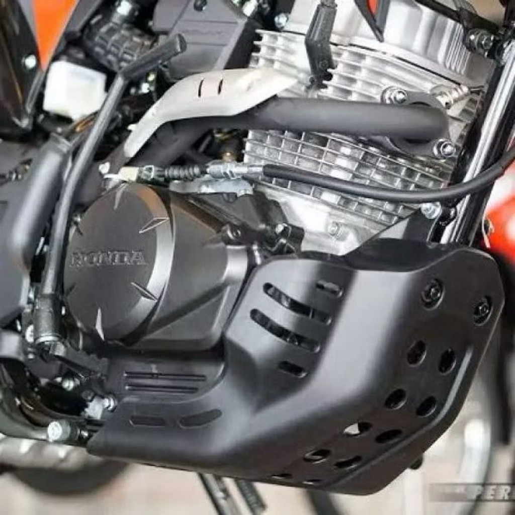 64450 K84 A00 SKID PLATE PELINDUNG MESIN HONDA CRF 150 L ORIGINAL HONDA AKSESORIS