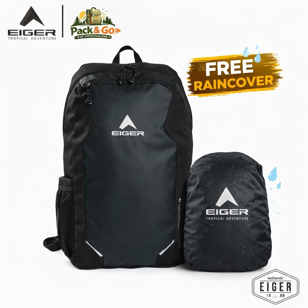 PROMO EIGER FORLOUGH 15 BACKPACK PRIA WANITA TAS RANSEL MULTIFUNGSI BISA COD
