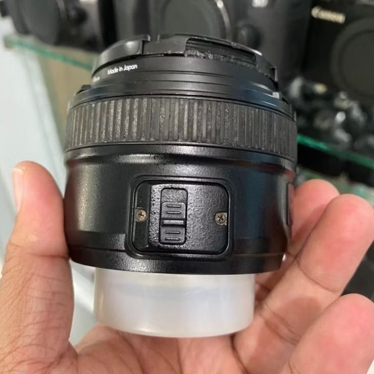 Lensa Fix Yongnuo 50mm for nikon bekas mulus