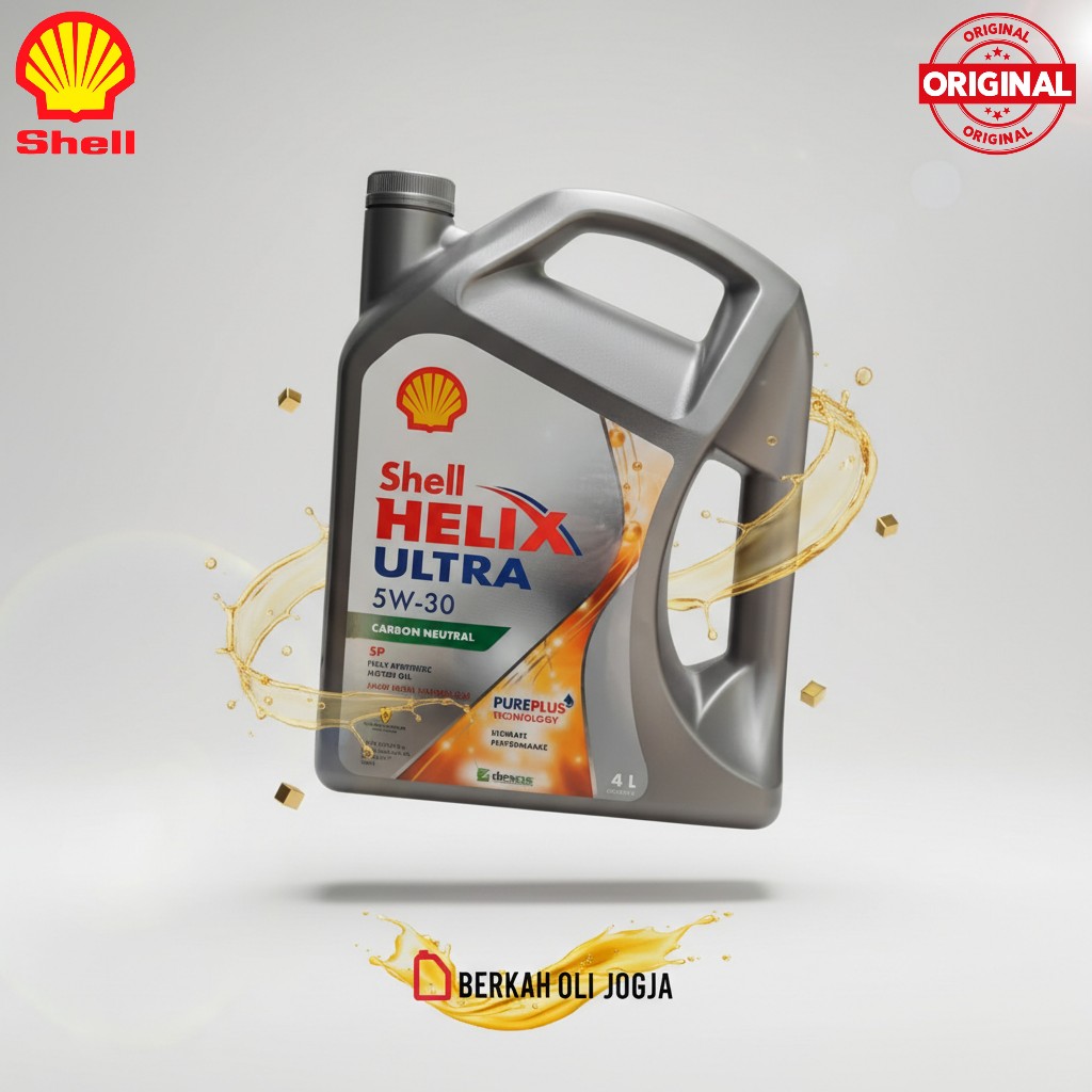 Oli Mesin Mobil Shell Helix | Shell Helix Ultra 5W-30 4L Original Bergaransi