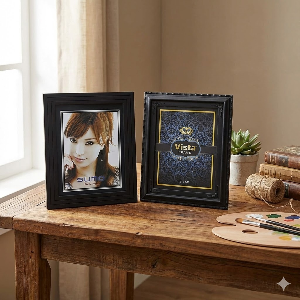 Frame Foto/Bingkai Foto Plastik 20x25 cm 8R Cuci Gudang Free Bubblewrap