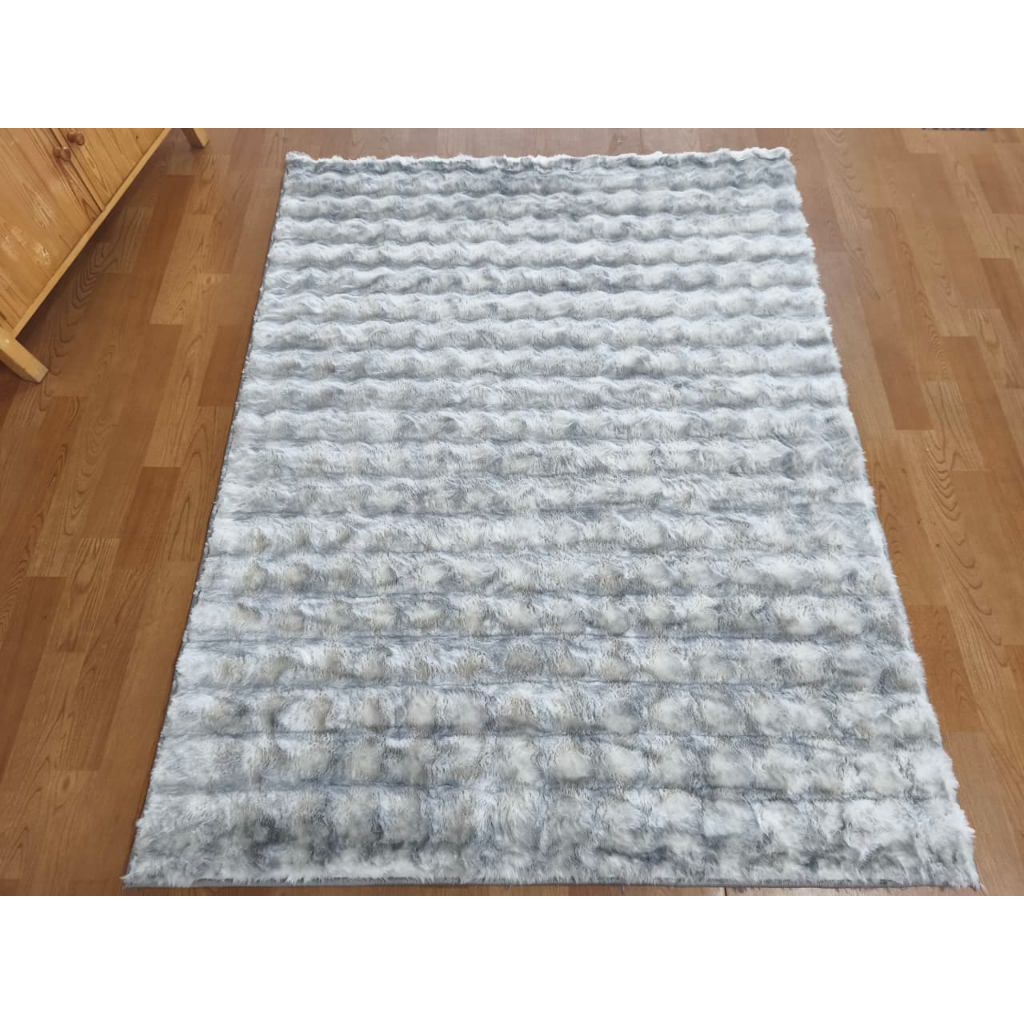 karpet bulu lembut rabbit fur 140x180 cm anti slip