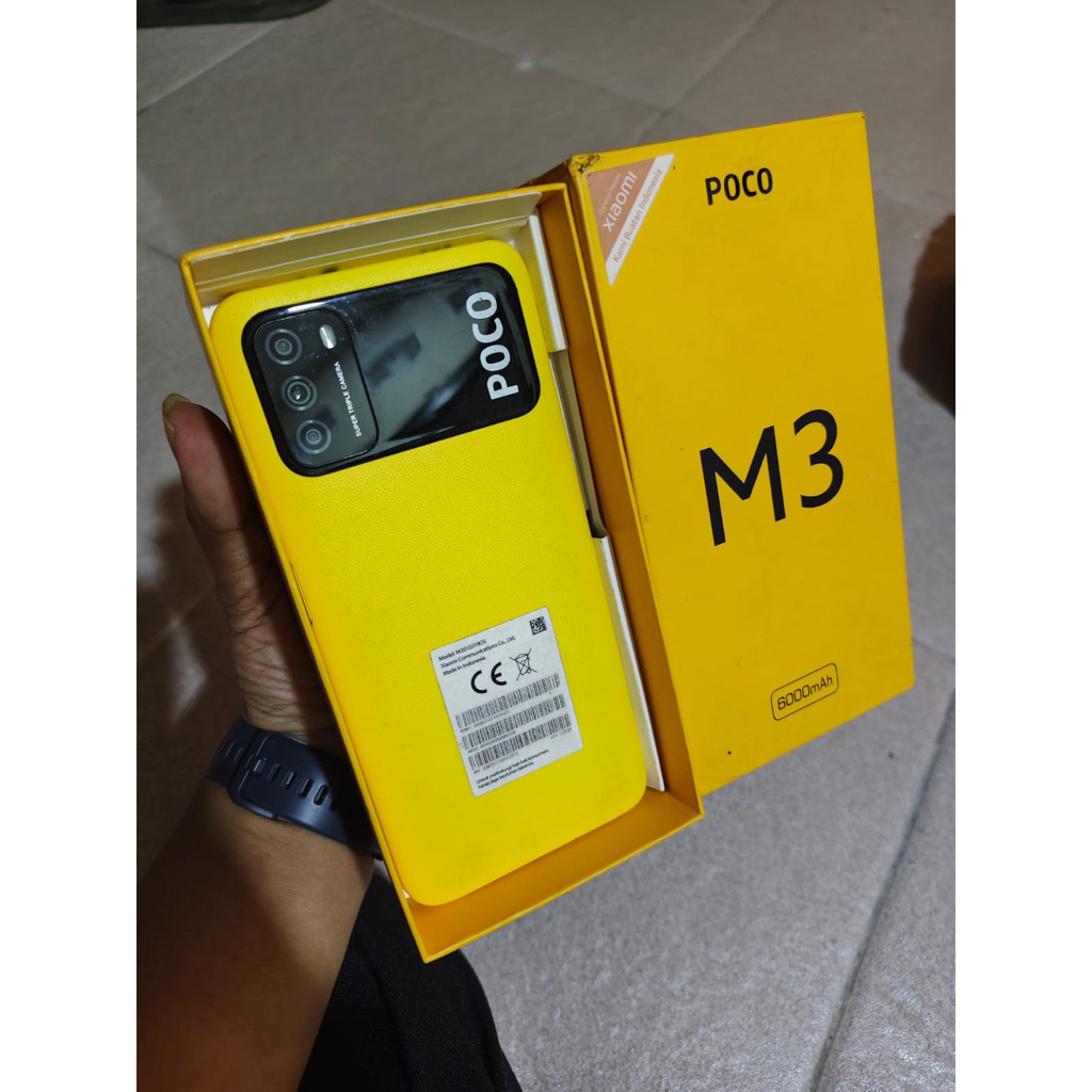POCO M3 6/128 - POCO KUNING - POCO M3 SECOND BERKUALITA