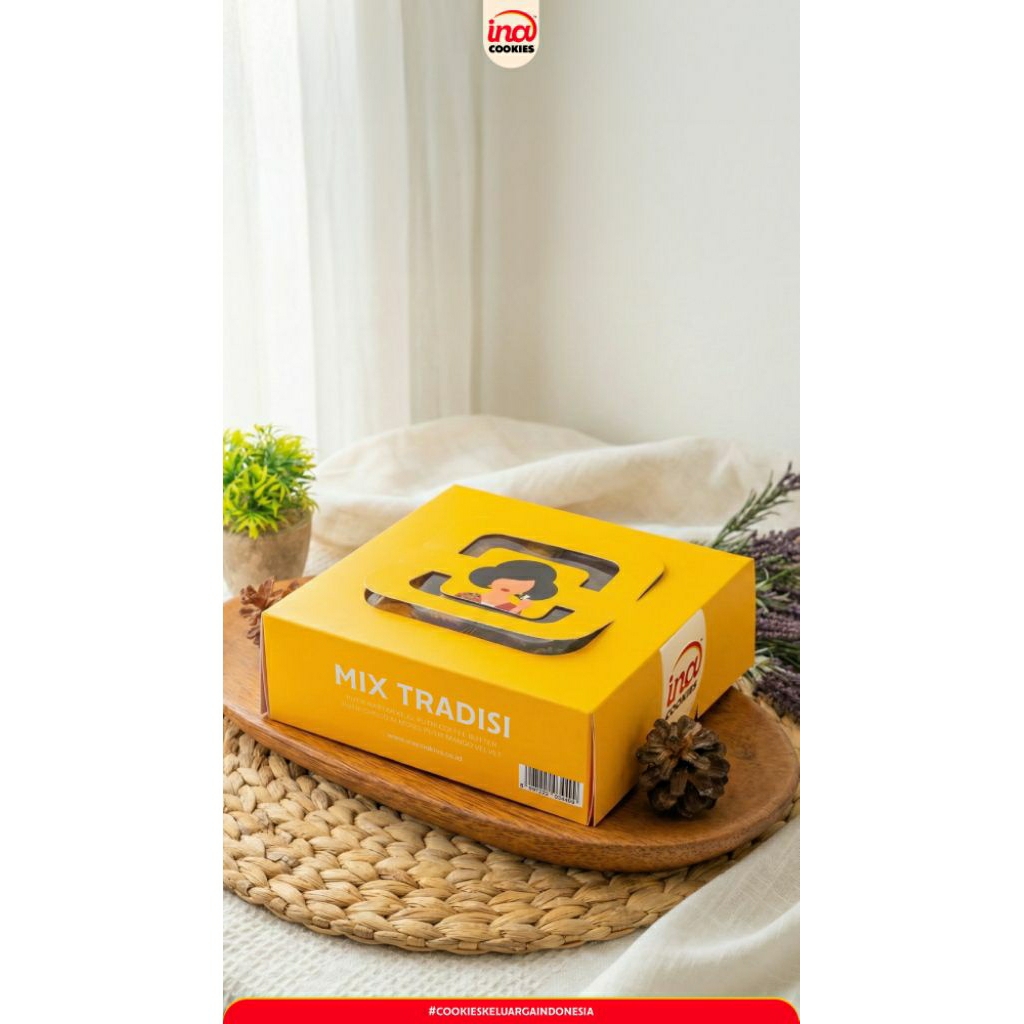 kombinasi inacookies kue kering (1 box isi 4 rasa)