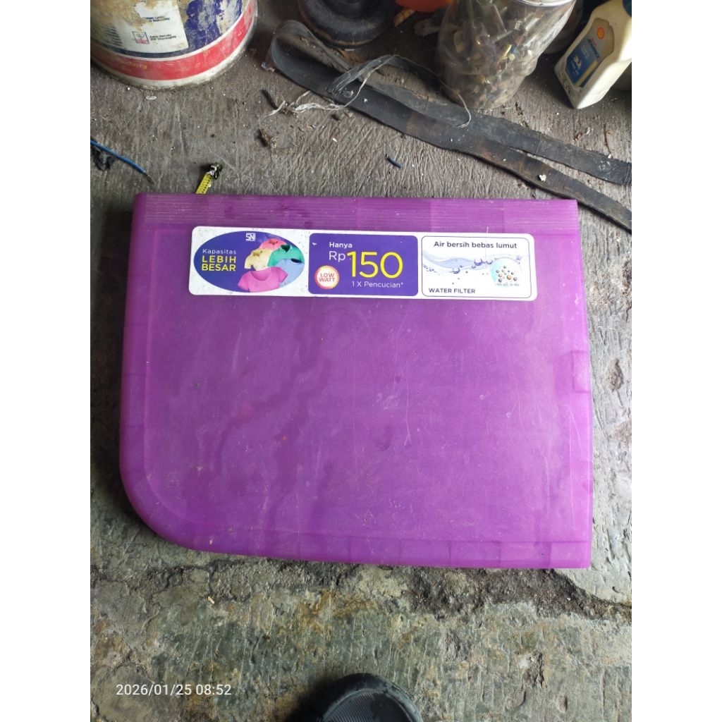 tutup mesin cuci sanken 8kg(tutup pencuci)