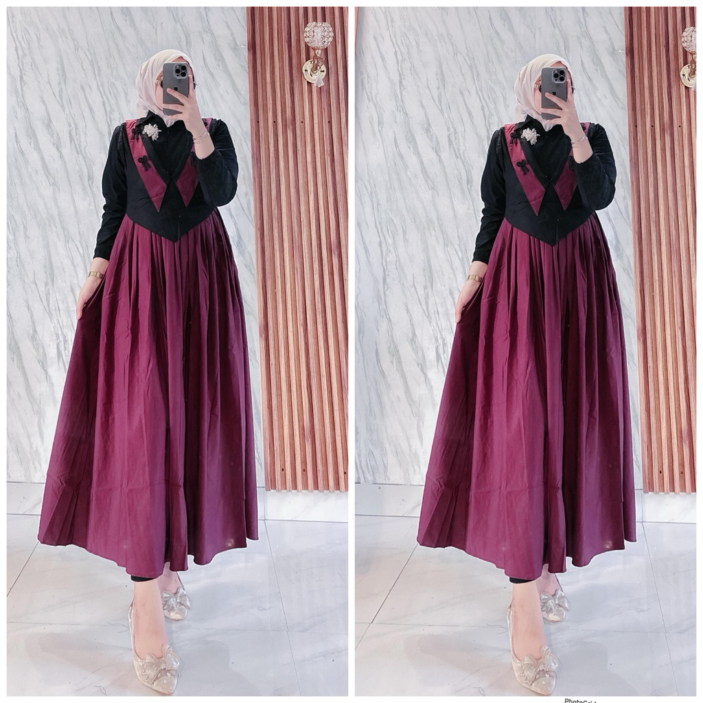 Midi dress layla terbaru / midi dress cantika layla / layla dnl / LAYLA DNL