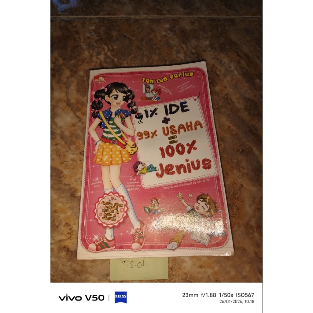 Buku 1% ide + 99% usaha = 100% Jenius by Ten ten series