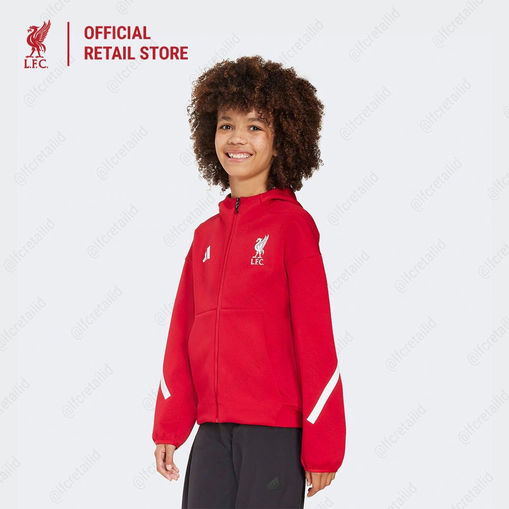 Liverpool FC adidas Z.N.E. Anthem Jacket Kids  - Official LFC Jaket Original Anak
