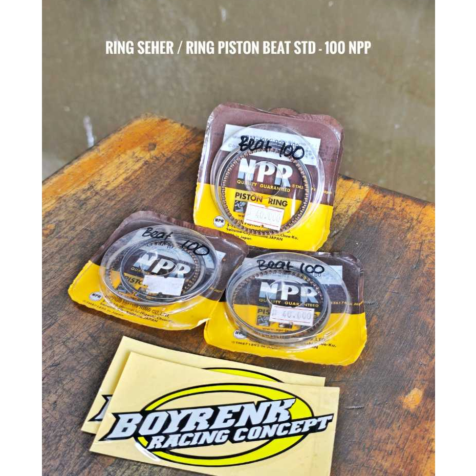 RING SEHER RING PISTON BEAT KARBU (KVY) NPR NPP - BOYRENK RACING CONCEPT