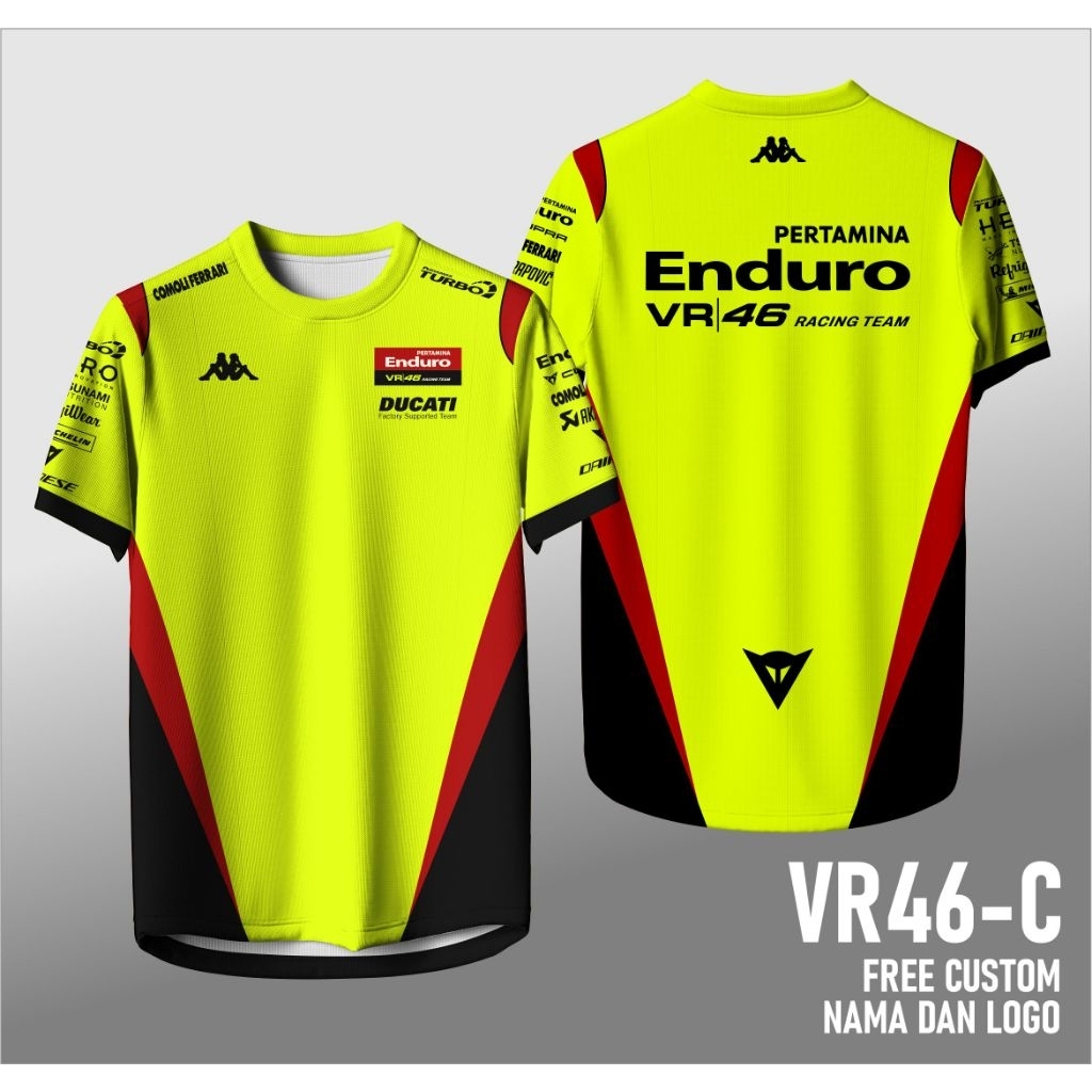 Jersey Crew Moto GP VR 46 ENDURO / Jersey moto gp Valentino rossi team terbaru 2026
