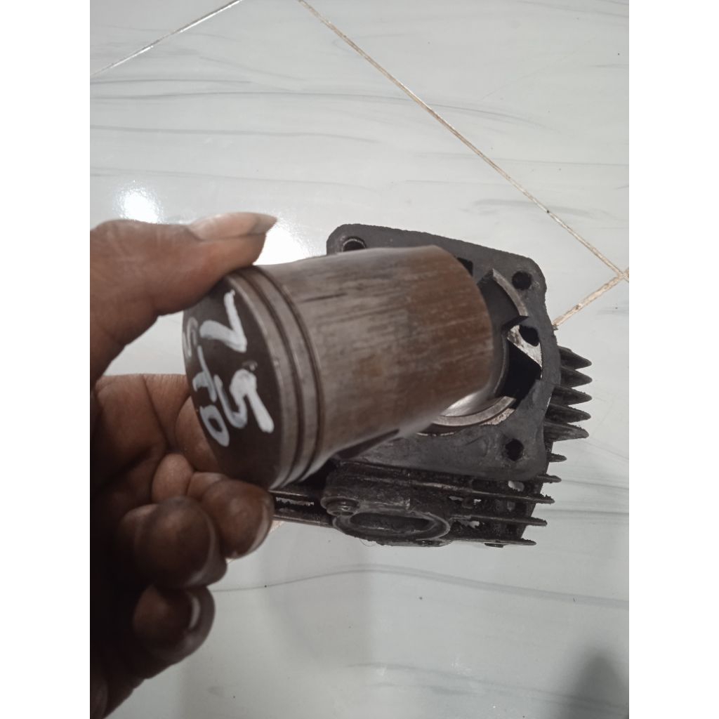 blok boring cylinder YAMAHA Alfa OS 75 Original