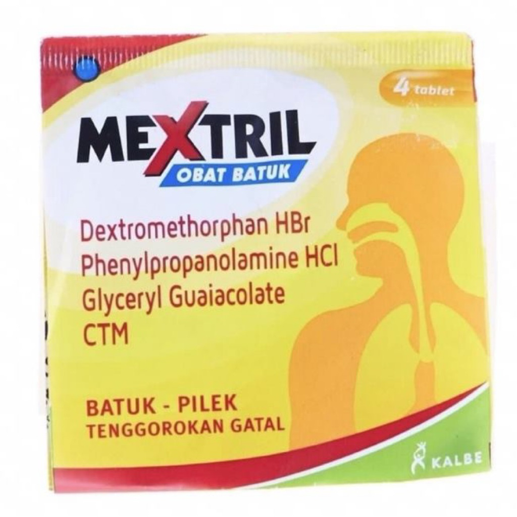 Obat Batuk ( Konidin / Mextril ) - 4 Tablet