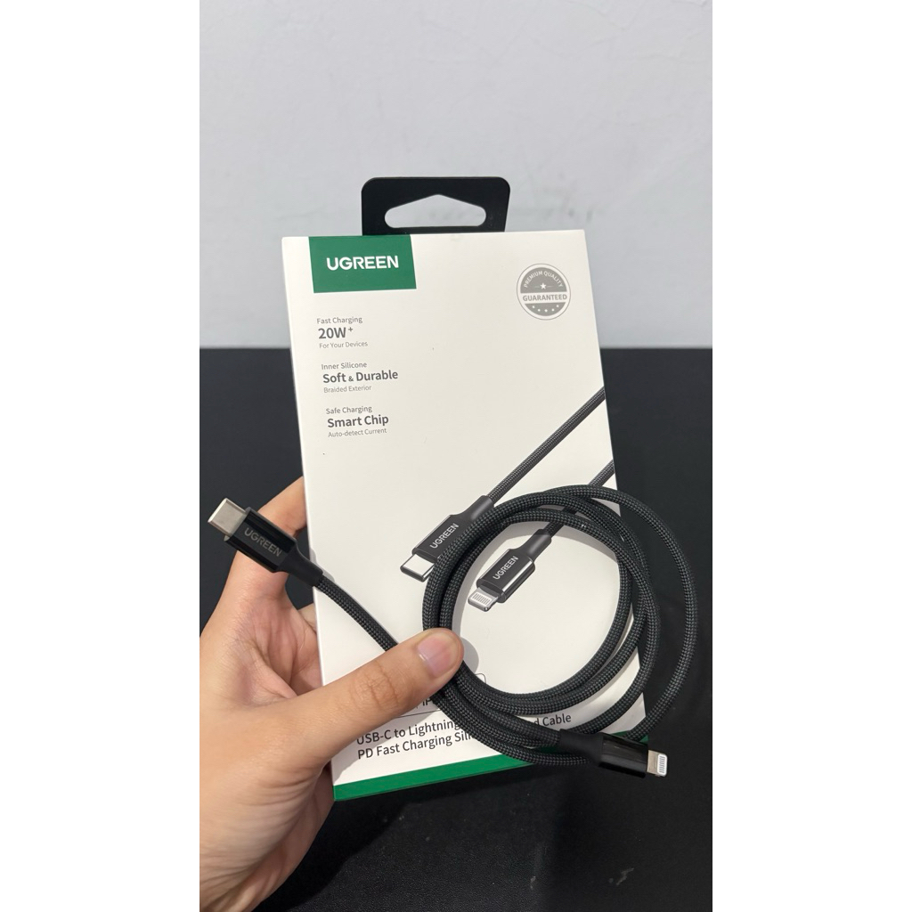 Ugreen original type c to lightning 1M black (Preloved)