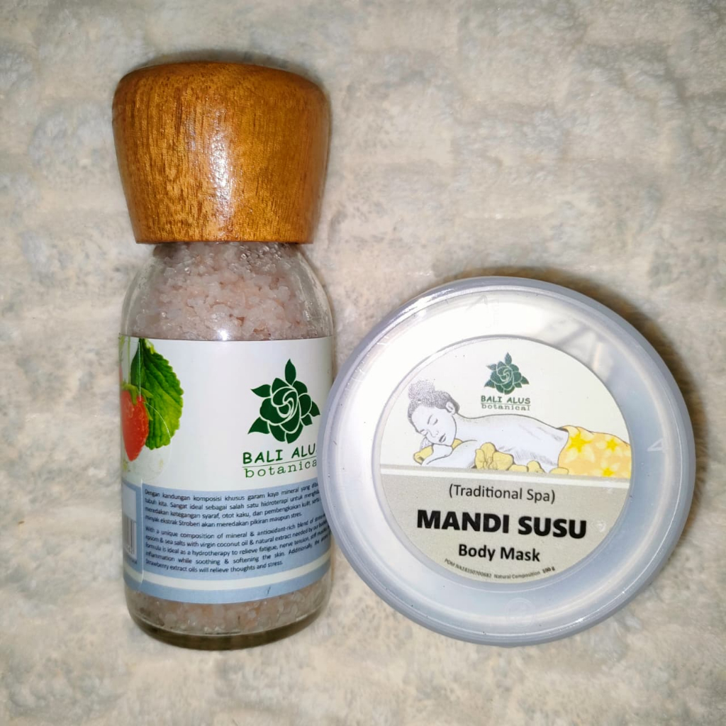 [NEW] BALI ALUS MILK BATH + MINERAL BATH SALT