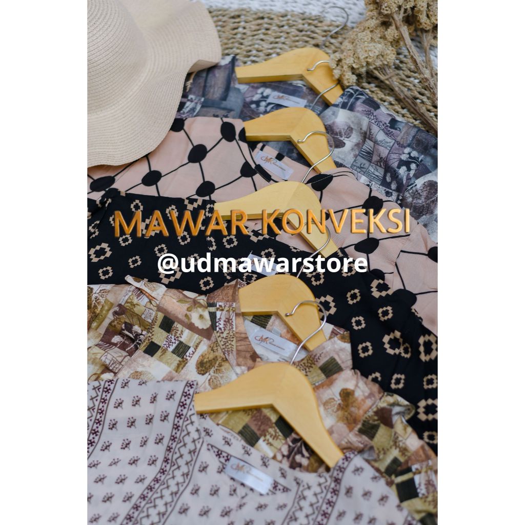 Gamis Dewasa Kerah Rebah (Bahan Rayon) - All Size