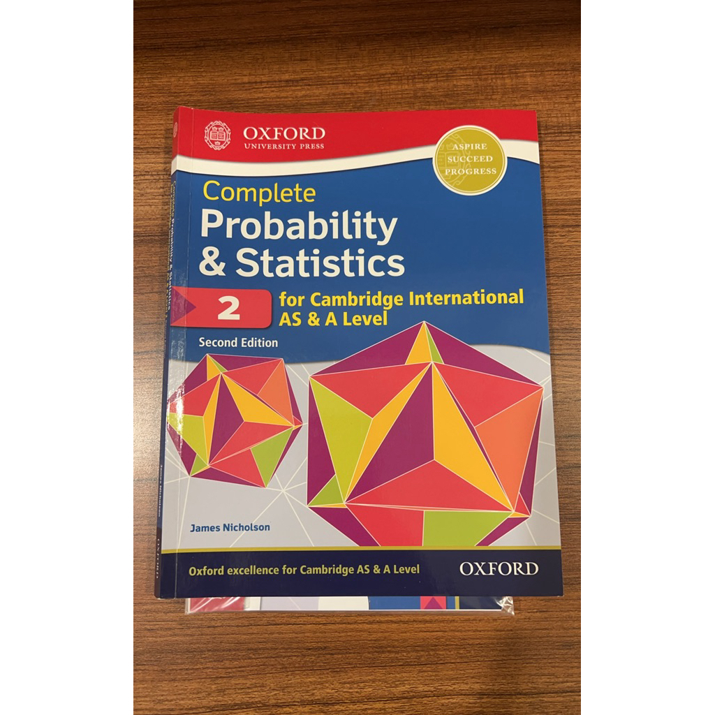 Cambridge AS A Level Probability Statistics Oxford Second Edition