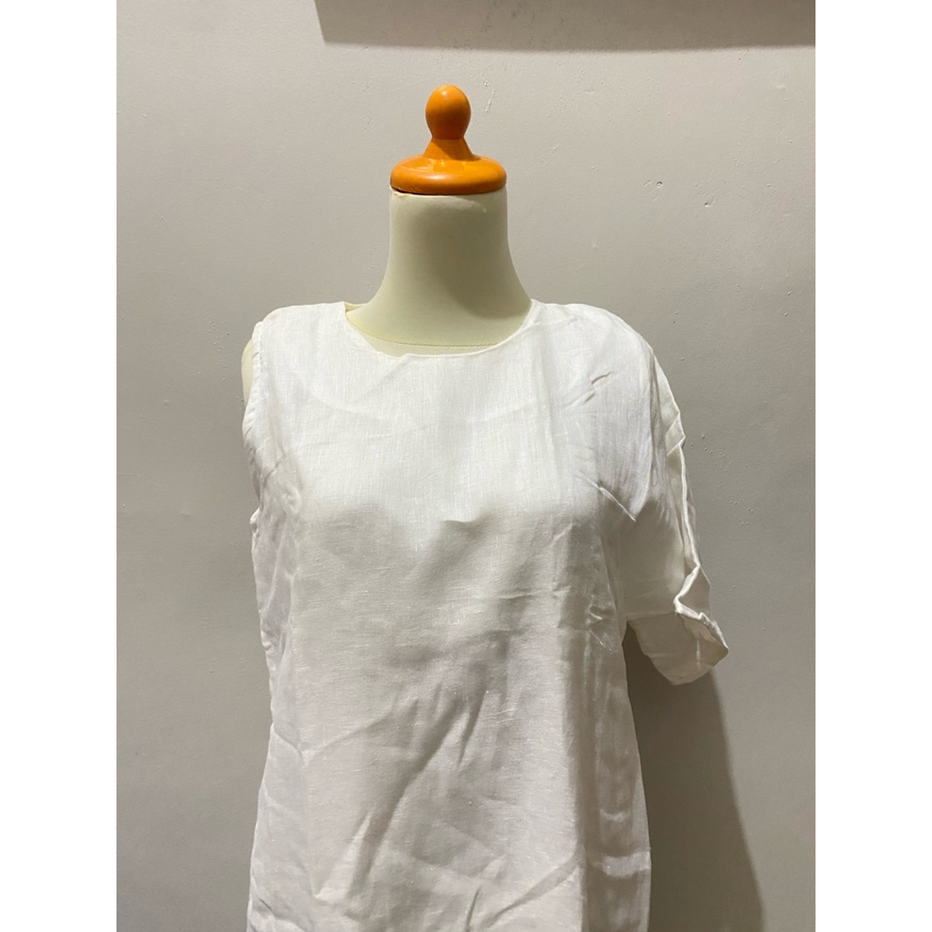 Dress Linen Putih