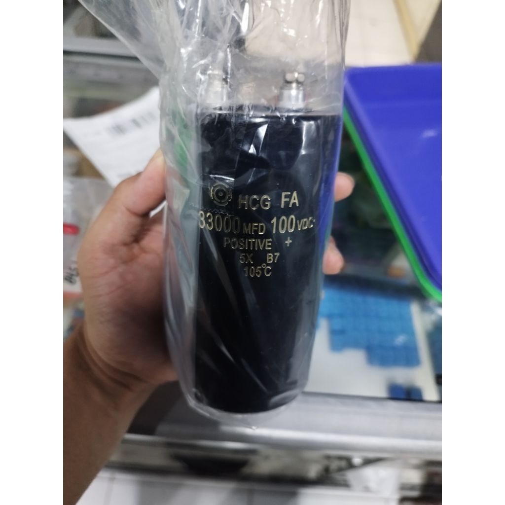 RG6814 elco 33000uf 33.000uf 33.000 33000 uf 100v bisa buat pengganti 80v 80volt 80 v volt hitachi h
