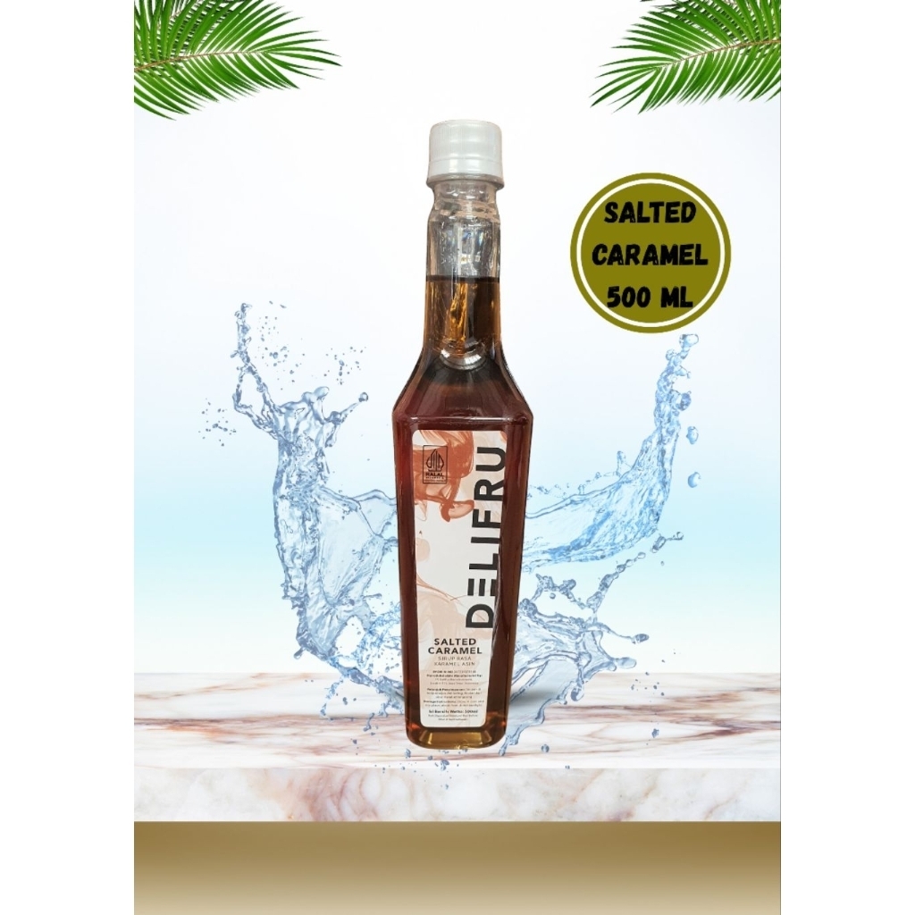 DELIFRU SYRUP SALTED CARAMEL 500 ML