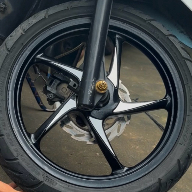 Garnish Velg Beat Fi Beat Karbu Vario Karbu Standar Bahan Akrilik