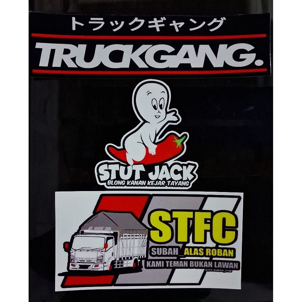PAKET STIKER STFC,TRUCKGANK,STUTJACK