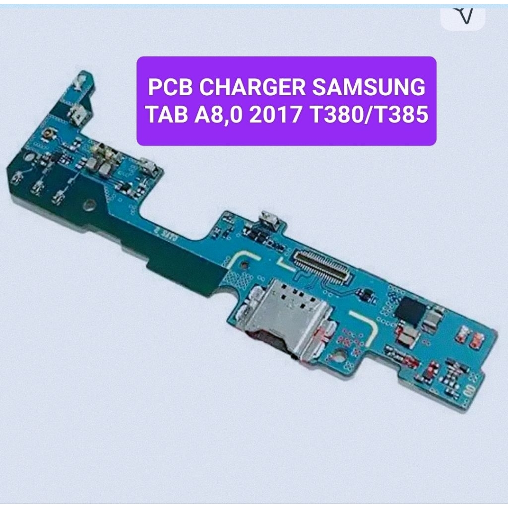 PCB CHARGER CONEKTOR CHARGER PAPAN CHARGER SAMSUNG TAB A8 T380,T385