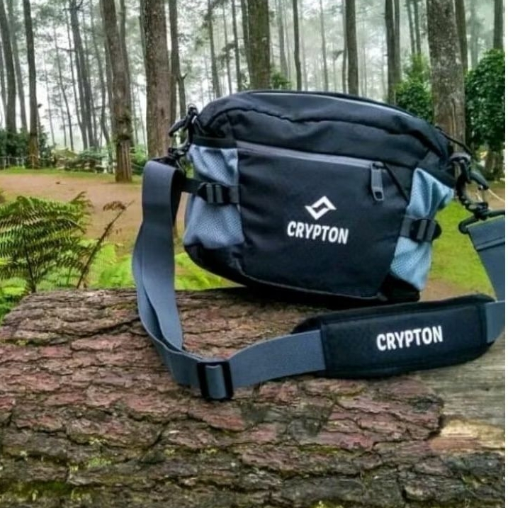 Tas Selempang/Tas Slingbag Pria Crypton Outdoor Bahan Nilon