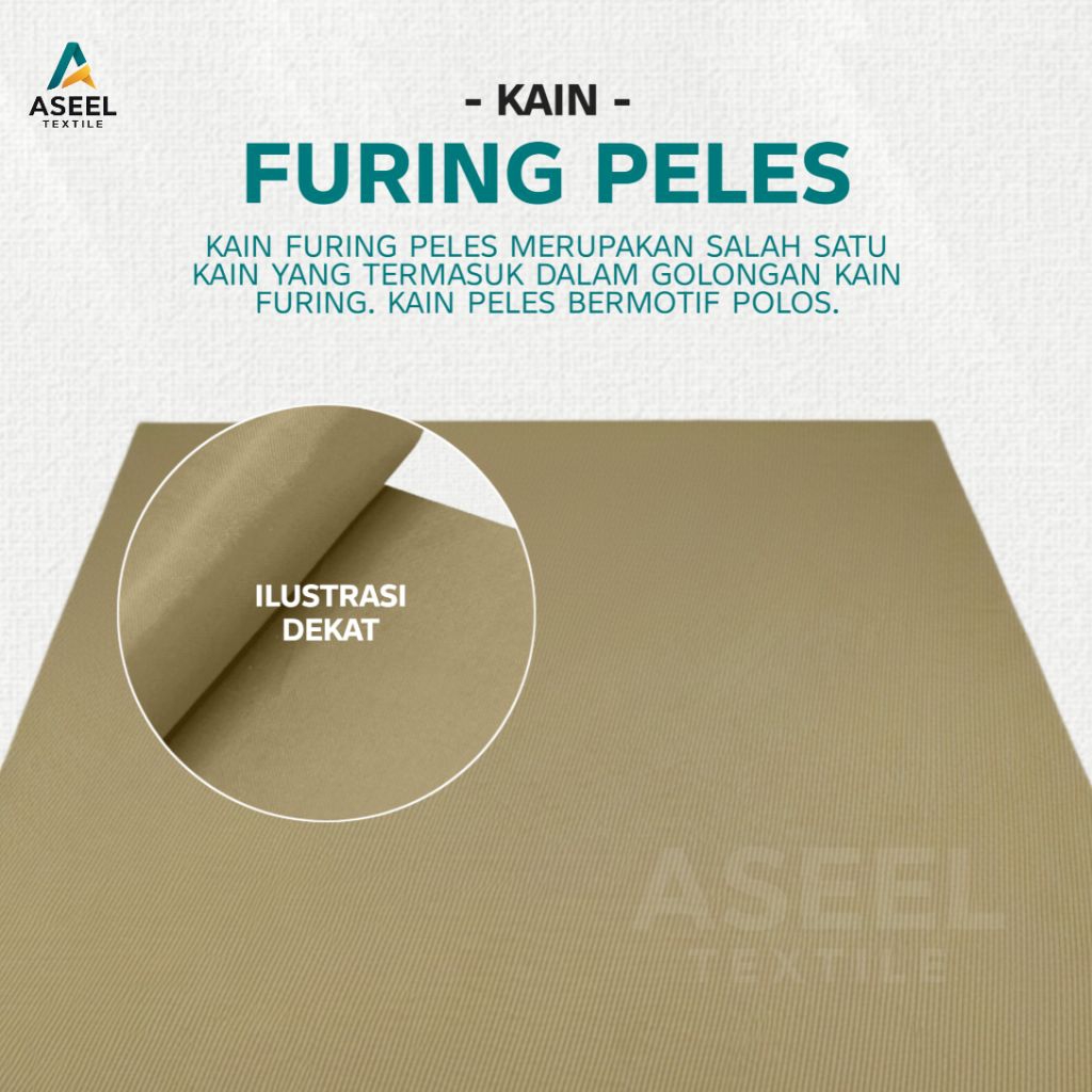 Kain Furing Peles - Kain Daleman Jaket || Kain Bahan Jaket