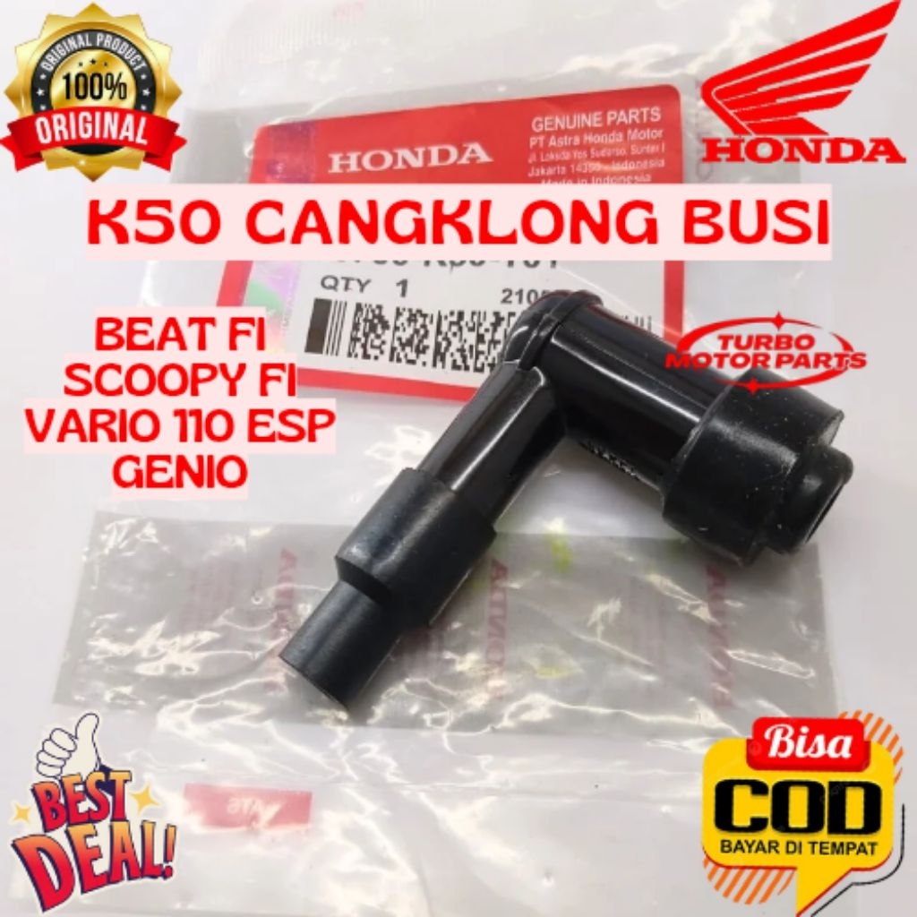 CANGKLONG BUSI ORIGINAL HONDA KODE K50, CANGKLONG BUSI BEAT FI, CANGKLONG BUSI SCOOPY FI, CANGKLONG 