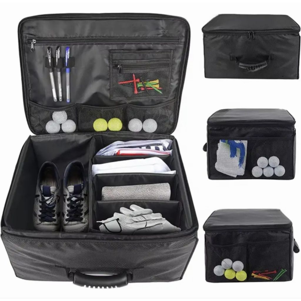 Golf truk organizer tas sepatu dan perlengkapan golf tas bagasi golf